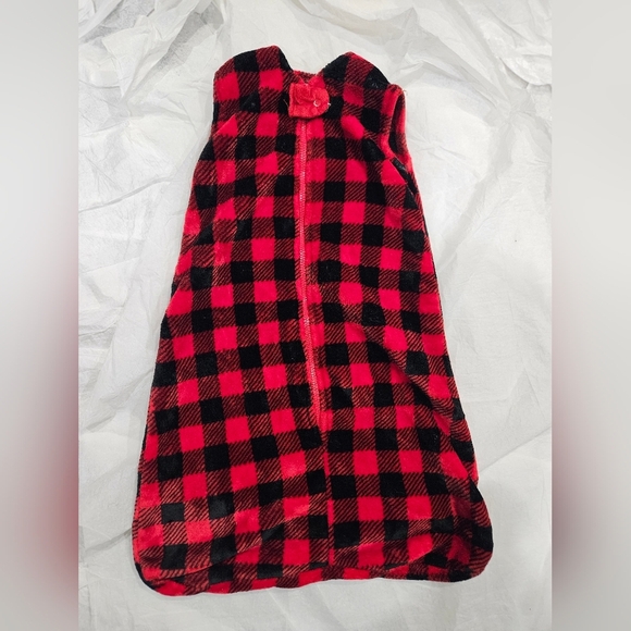 HB Hudson Plaid Sleep Sack SZ 6-12 months - Picture 2 of 4
